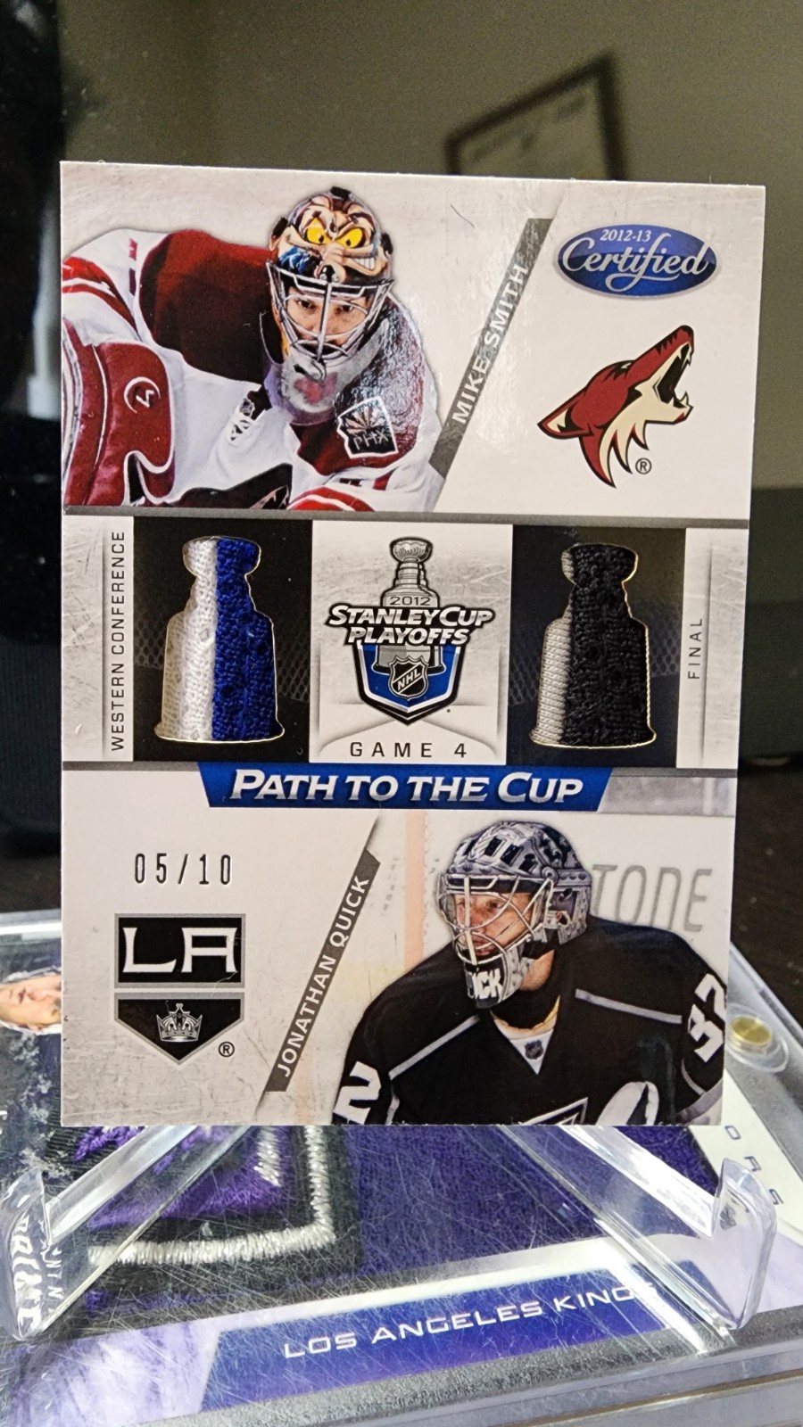 Jonathan Quick Mike Smith Certified Path To The Cup Dual Prime Jersey 5 /10