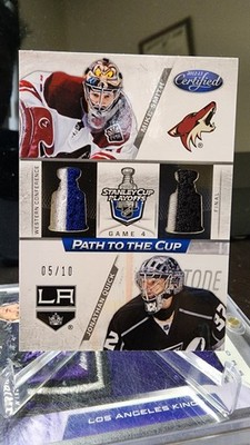 Jonathan Quick Mike Smith Certified Path To The Cup Dual Prime Jersey 5 /10