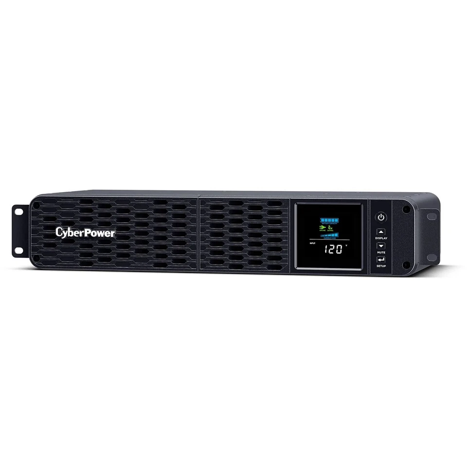CyberPower CP1500PFCRM2U-R PFC 1500VA/1000W 8 Outlets UPS -Certified Refurbished - Image 2 of 4