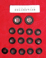 VERSACE COLLECTION SIGNATURE 4-HOLE SPORTS COAT FULL SUIT SET REPLACEMENT BUTTON