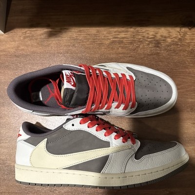Size 10 - Jordan 1 Low OG x Travis Scott Reverse Mocha Very Good Condition