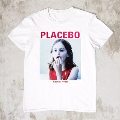 NEW Placebo - Special Needs Short Sleeve White All Size Shirt AL68
