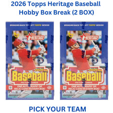 Tampa Bay Rays 2026 Topps Heritage Baseball Hobby (2X)-PYT Break #1082