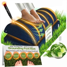 Foot Rest for Under Desk at Work Home Office Gaming Chair Grounding Mat for F...