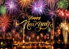 7X5Ft Happy New Year 2026 Backdrop New Year Banner Photo Backdrop Black and Gold