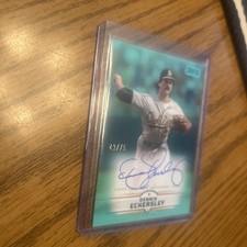 Dennis Eckersley 2025 Topps Stadium Club Auto Turquoise /75 #SCBA-DE, Athletics