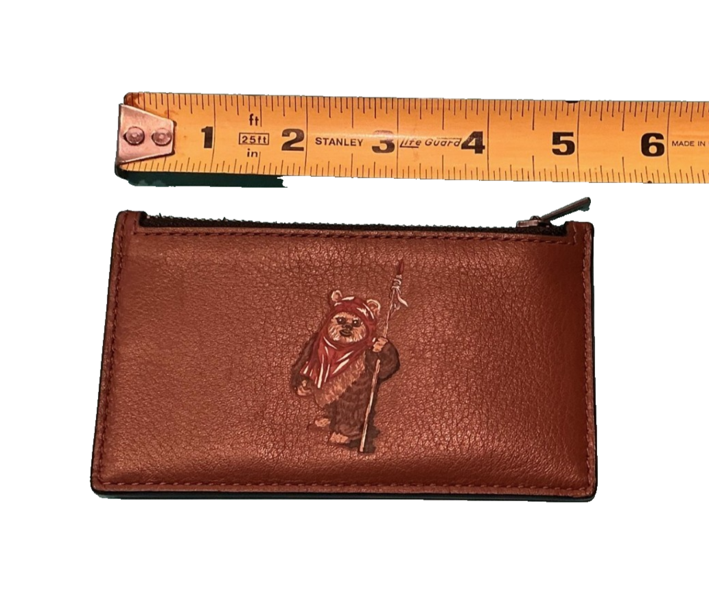 Star Wars x Coach Zip Card Case With Ewok | eBay