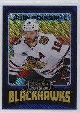 2024-25 O-Pee-Chee Platinum Retro Blue Luster 21/100 Jason Dickinson #R24 13og