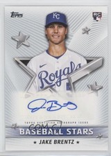 2022 Topps Series 1 Baseball Stars Auto Jake Brentz #BSA-JB Auto 1b8