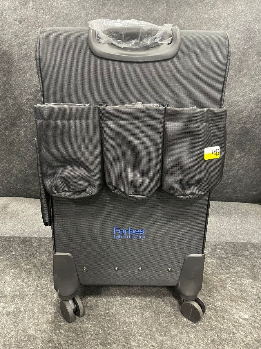 FORBES Mini Roller Housekeeping Cart, Four Swivel Casters, Black *