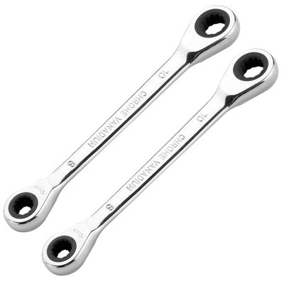 Utoolmart Ratcheting Wrench, 8mm x 10mm Metric Double Box End 2pcs 8*10, 