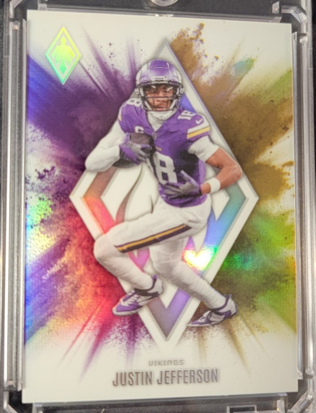 2025 Panini Phoenix Color Blast Justin Jefferson Vikings #19 SSP CASE HIT