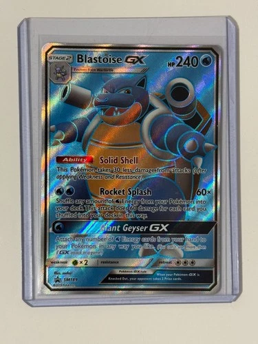 Blastoise GX SM189 Sm Holo Black Star Promo