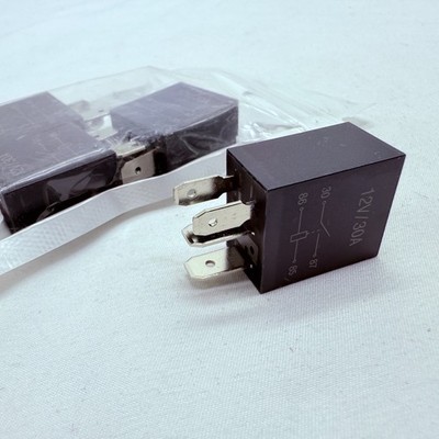12V 4 PIN Relay, 12 Volt 30 Amp SPST Multi-Purpose Automotive Relay Car Moto 4pc