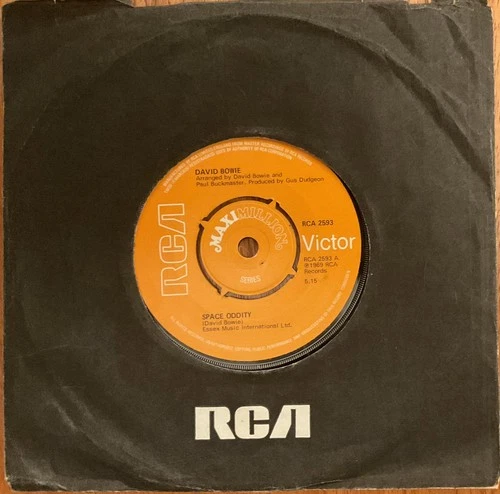 DAVID BOWIE - SPACE ODDITY MAXIMILLION SERIES ORIGINAL UK 7” RCA SINGLE NM COND