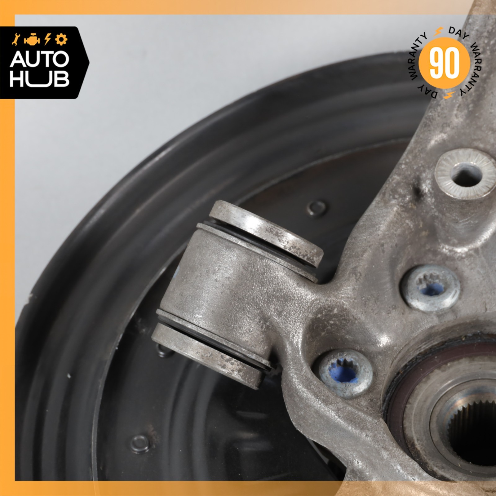 03-13 Bentley Continental GT Rear Left Driver Side Spindle Knuckle Hub OEM 61k