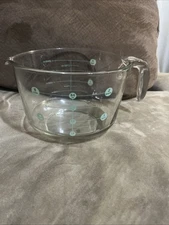 VTG RARE MARTHA STEWART Glass MEASURING Mixing BOWL 8 Cup 2 Liters 64 Oz
