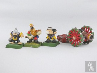 (2398) Zwergenkanone & Besatzung Metall Zwergenberg hält Sigmar Alte Welt