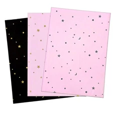 30 Sheets Metallic Moon and Star Tissue Paper for Gift Bags 20x14inch