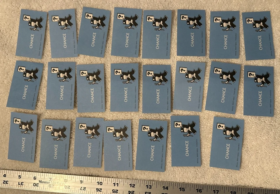 Cartões de chance Hasbro Monopoly Junior Disney Channel Edition 2007 PARA PEÇAS - Imagem 2 de 2