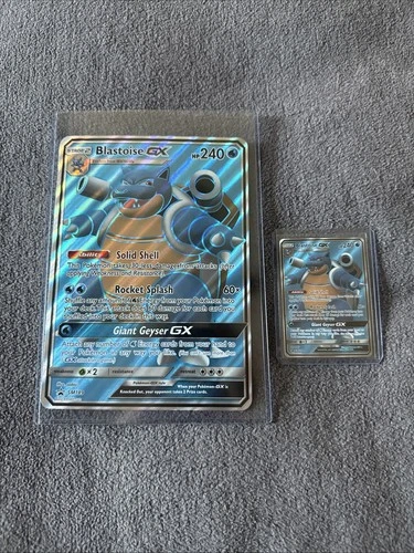 2019 BLASTOISE GX SM189 • BLACK STAR PROMOS JUMBO & STANDARD HOLO • POKÉMON