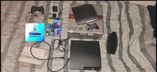 PS3 Slim 250GB Boxed Bundle (Ps3 Move Starter Pack) ps2 To Ps3 Adapter)ps3 Stand