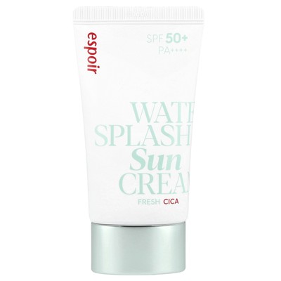 Water Splash Sun Cream, Fresh Cica, SPF 50+ PA++++, 60 ml