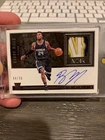2016 17 BUDDY HIELD PANINI NOIR #121 AUTO 3CLR PATCH RC /35 KINGS OU RPA ON CARD