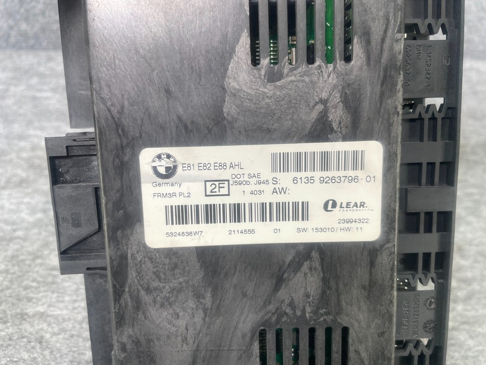 BMW E82 E90 E84 E89 FRM3R AHL Footwell Light Body Control Module Unit ...
