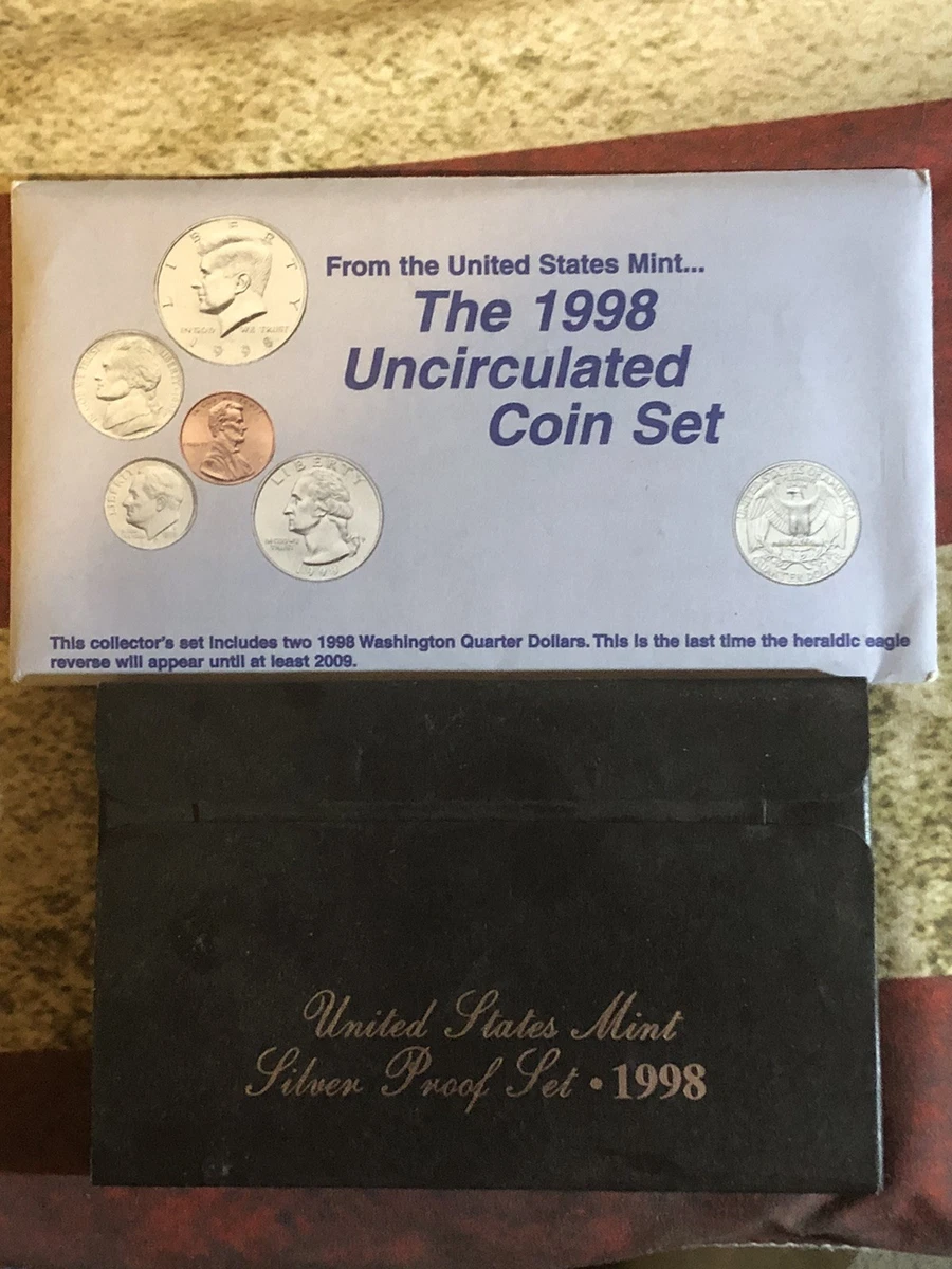 1998 Proof US Coin Mint Sets for sale | eBay