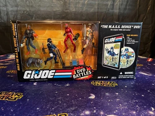 G.I. JOE -DVD Battles "The MASS Device" Build The Mass Device Set 1 Of 5 NEW!!!!