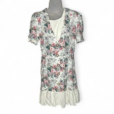 Byer Too! Women's Vintage 90s floral print mini dress size 11