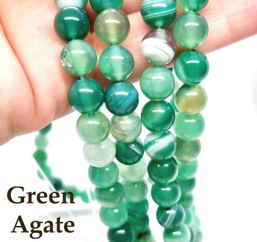 Semi Precious Gemstone Beads Jewellery Making - 6mm Round - 65 per strand - Picture 66 of 176