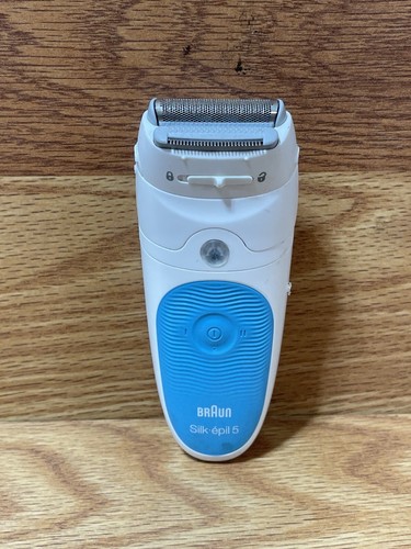 Braun Silk-épil 5 5391 White & Blue Handheld Wet & Dry Shaver For Women - Bild 1 von 6
