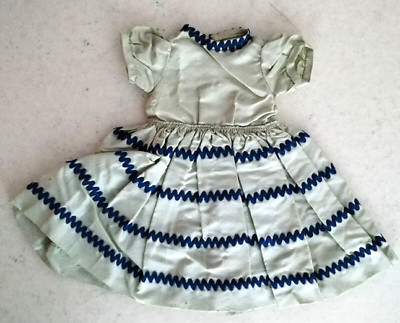 ALTES PUPPENKLEID - Moiré - Galon Krocket