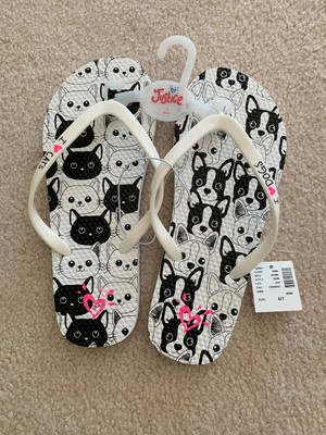 Various Sizes BNWT!! Lovely Kids Canvas Reef Flip Flops in Green or Orange