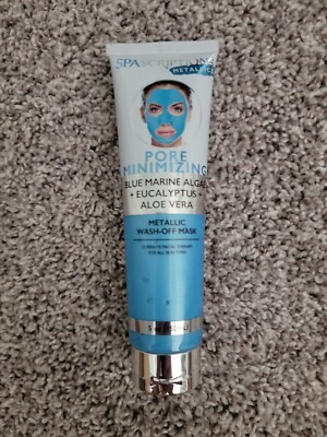 SPASCRIPTIONS Pore Minimizing Metallic Wash-Off Mask, 5oz, New!