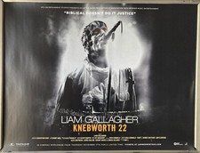 Cinema Poster: LIAM GALLAGHER KNEBWORTH 22 2022 (Quad) Oasis Toby L.