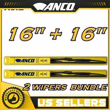 2-wipers For Anco High Performance Windshield Wiper Blades - 16x2 16 16