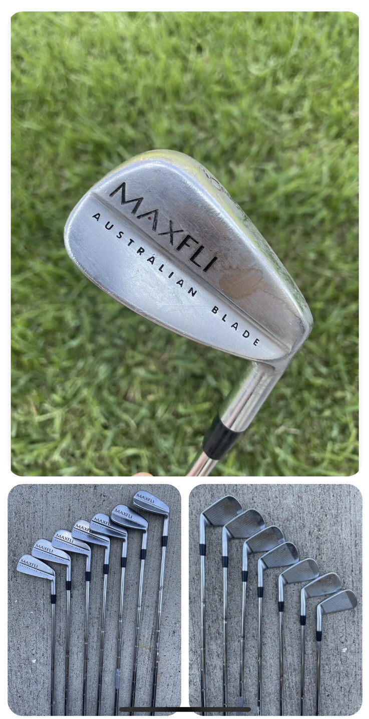 MAXFLI Australian Blades Custom Iron Set 39 / True Temper Dynamic Gold