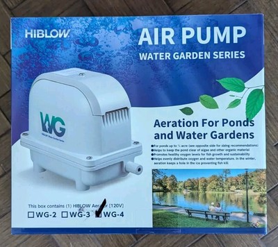 Brand New HIBLOW WG 4 Series Pond Aerator Air Pump Compressor  up to 1/2 acre