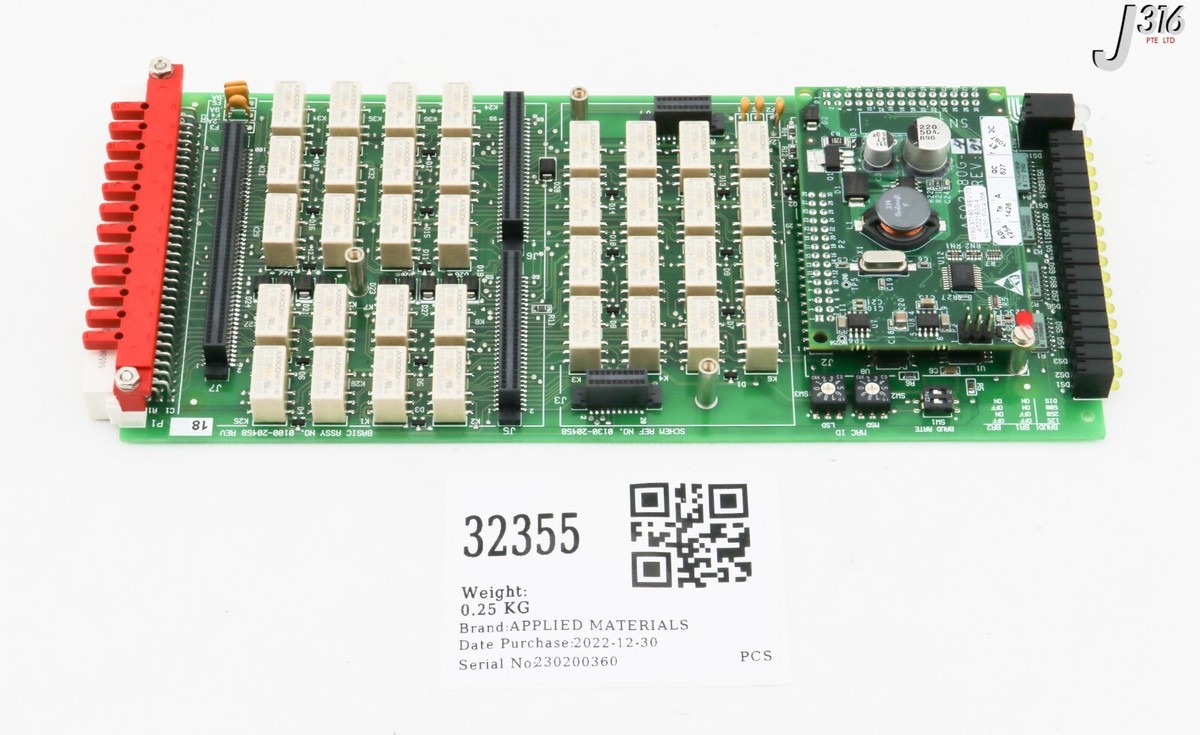 32355 APPLIED MATERIALS PCB ASSY, CONFIGURABLE INTLK W/ 0190-37190