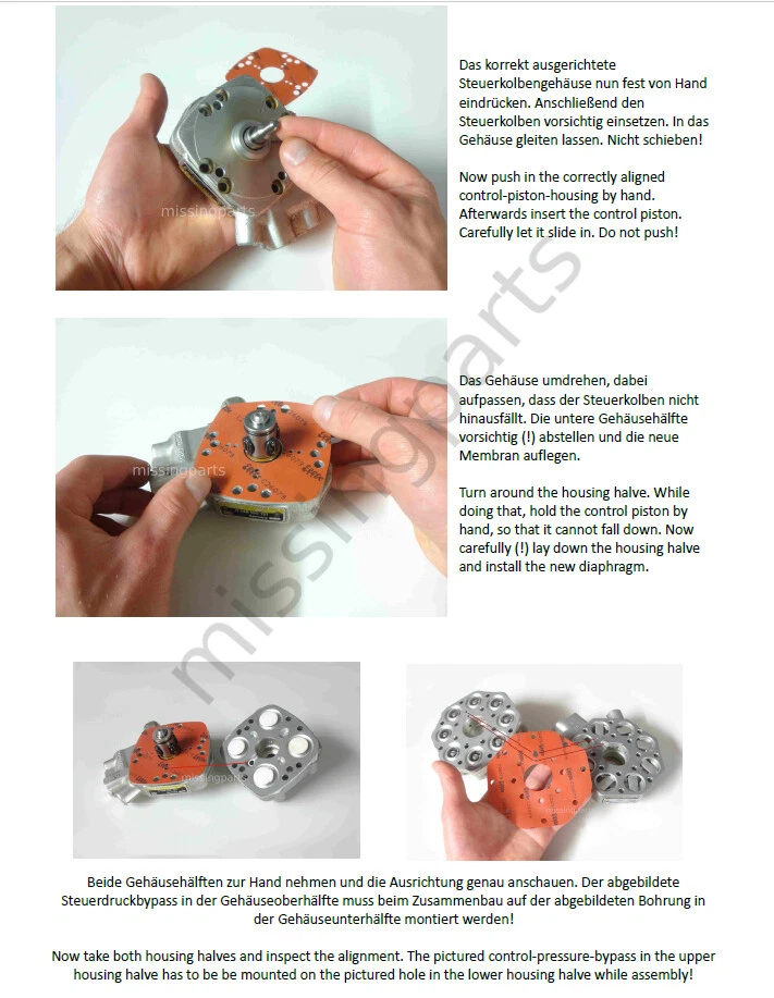 Fuel distributor Repair Set for Bosch 0438100034 Ferrari 308 328 Mondial 8 - image 3 of 4