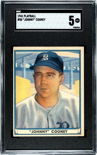 SGC 5 - 1941 Play Ball #50 Johnny Cooney Boston Braves - 第 1/2 張圖片