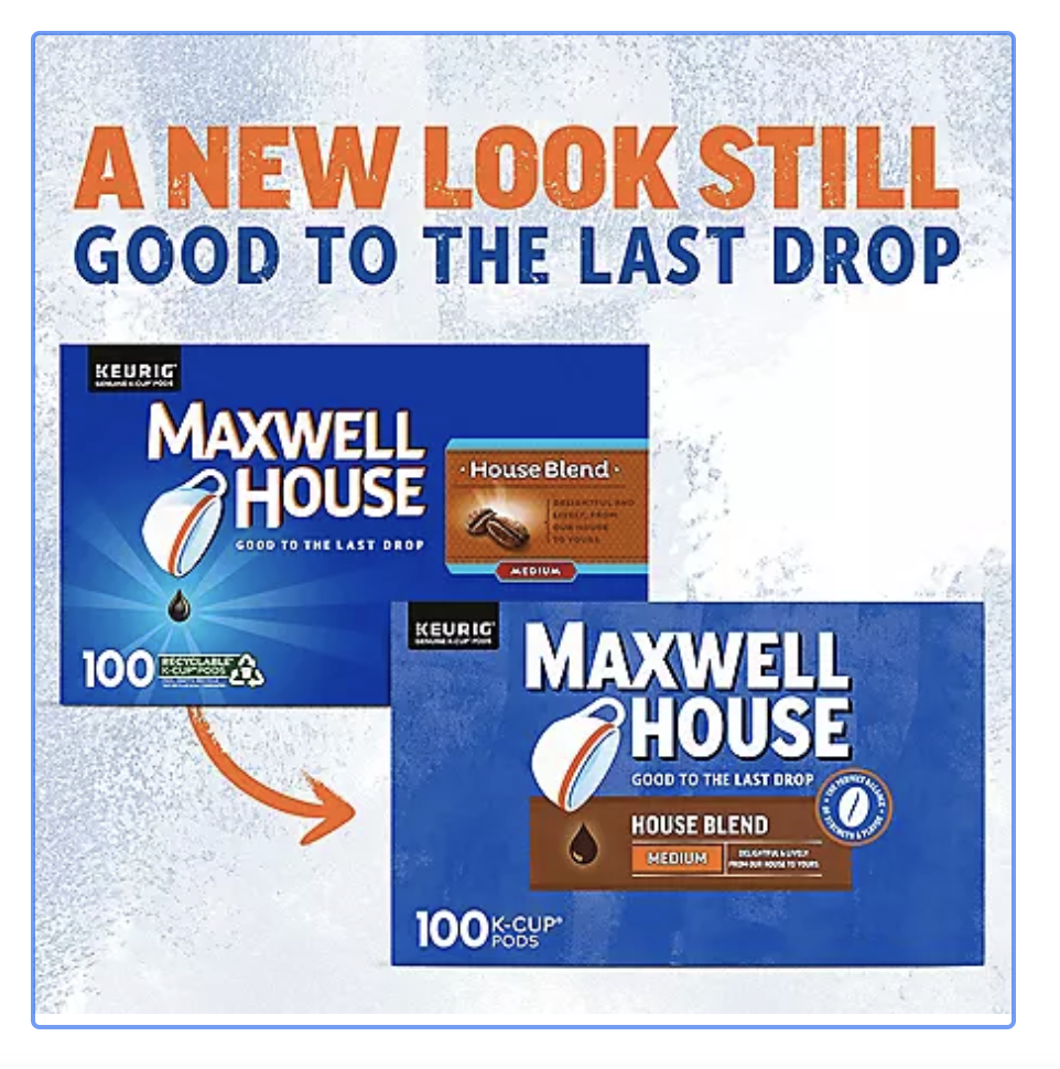 Maxwell House Original Roast Medium Roast K-Cup Coffee Pods, 48 ct. Box Maxwell House Original Roast Medium Roast K-Cup Coffee Pods, 48 ct. Box