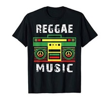 Regalo di lettore di cassette retrò per musica reggae Maglietta