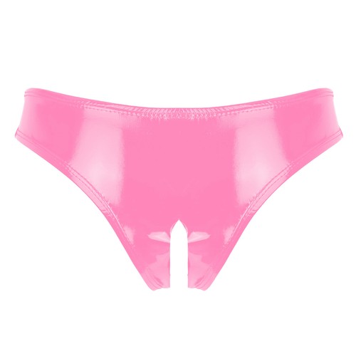Mujeres Sexy Metálico Travieso Botín Pantalones Cortos Ropa Interior Brillante Rave Baile Pantalones Cortos Club - Imagen 23 de 66