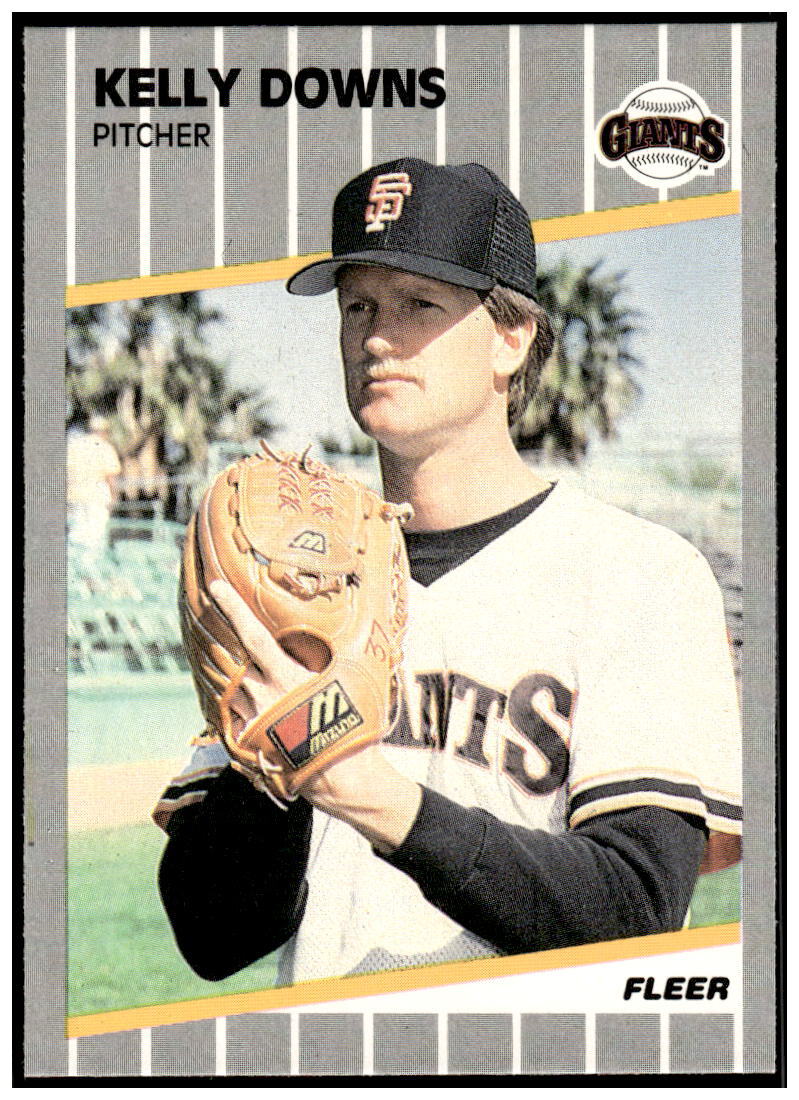 1989 Fleer #326 Kelly Downs NM