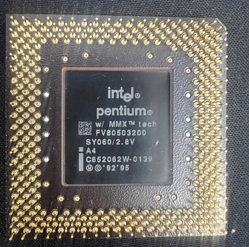 Intel Pentium MMX 200 MHz FV80503200 STEP CODE: SY060 SOCKET 7