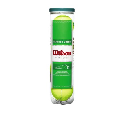6 x Wilson Green Transition Tennisbälle (6x4 Balldose) insgesamt 24 Bälle